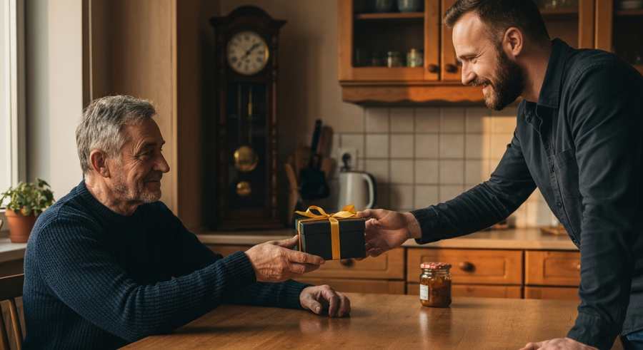Dzień Ojca tuż-tuż. Goryl wybrał — i nie wybiera byle czego.