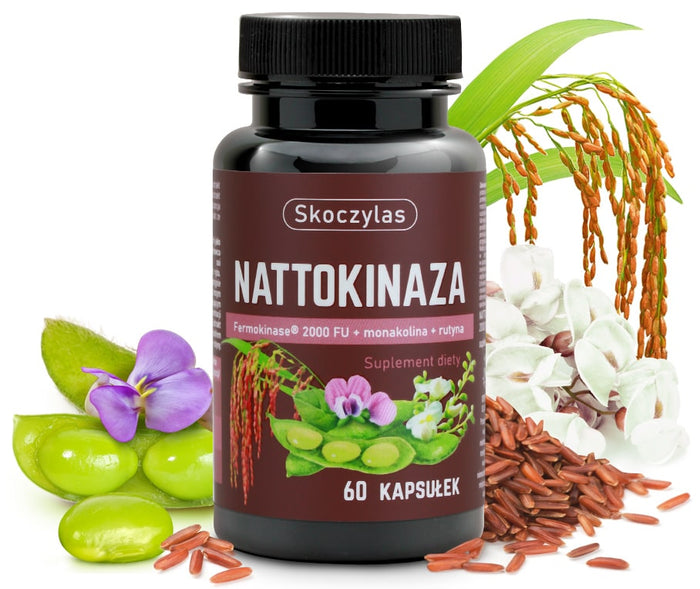 NATTOKINAZA Fermokinase® 2000 FU, monakolina, rutyna