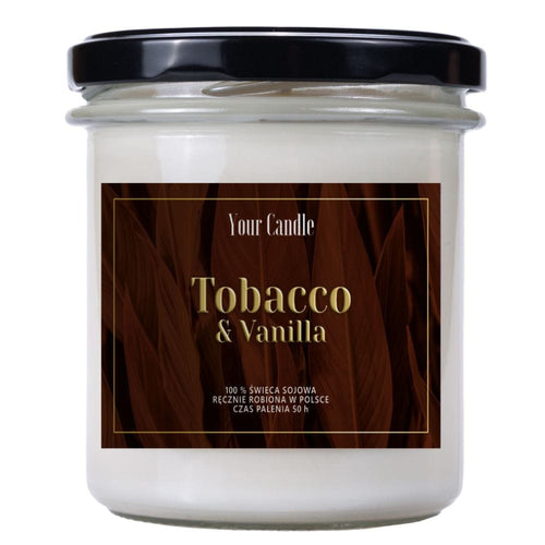 Your Candle Świeca zapachowa sojowa Tobacco&Vanilla-300ml