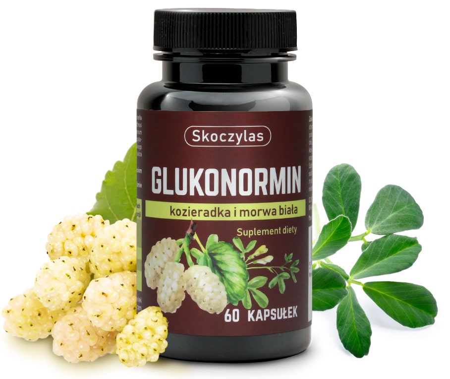 GLUKONORMIN kozieradka, morwa, cynamonowiec