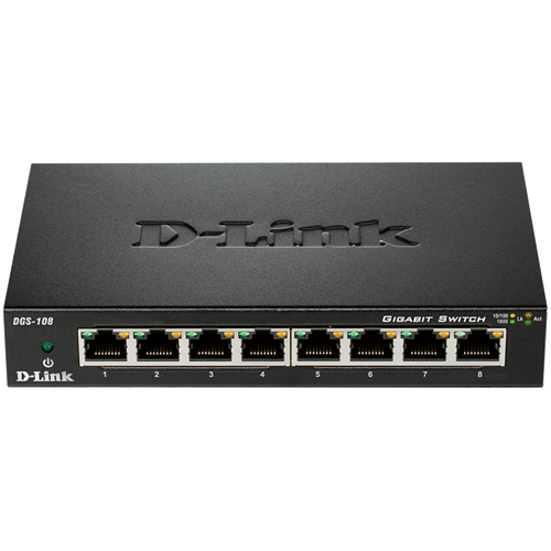 D-LINK 8-Port Gigabit Unmanaged Desktop Switch
