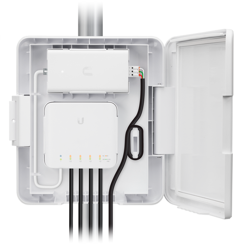 UBIQUITI UniFi Flex, obudowa zewnętrzna na switch