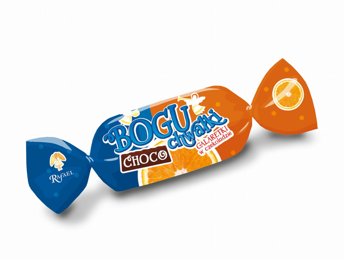 Bogu Chwałki CHOCO Galaretki owocowe w czekoladzie