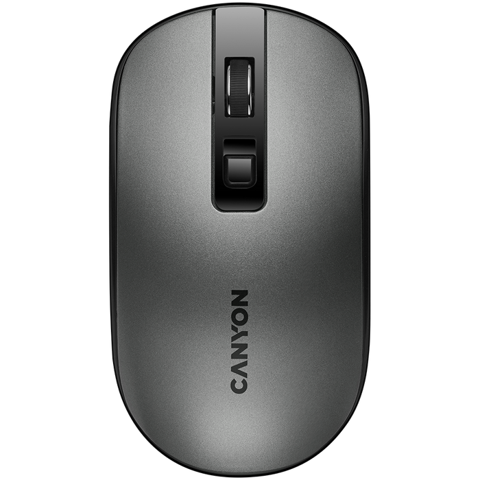 CANYON Mysz bezprzewodowa MW-18 Akumulator Ciemnoszara