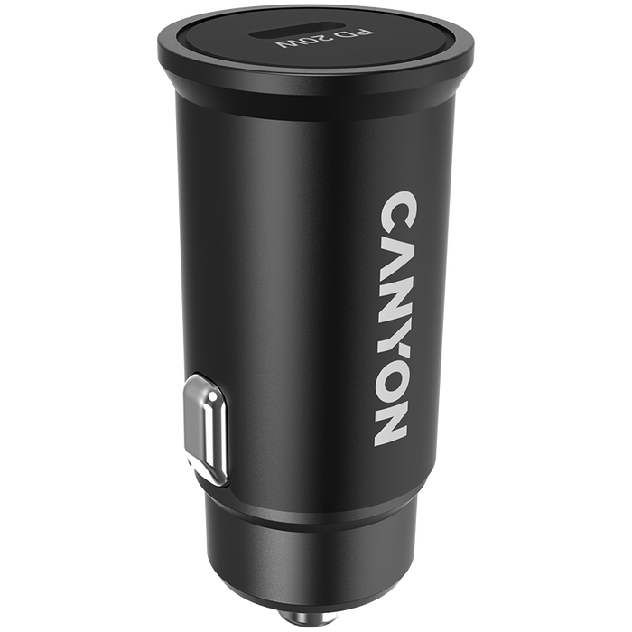 CANYON Ładowarka samochodowa C-20 PD 20W USB-C Czarna