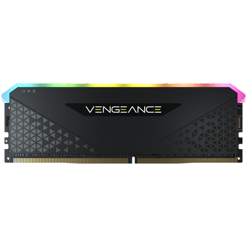 CORSAIR DDR4, 3200MHz 16GB 1x16GB Dimm, 16-20-20-38, XMP 2.0, Vengeance RGB RS, RGB LED, Black PCB, 1.35V, for AMD Ryzen & Intel