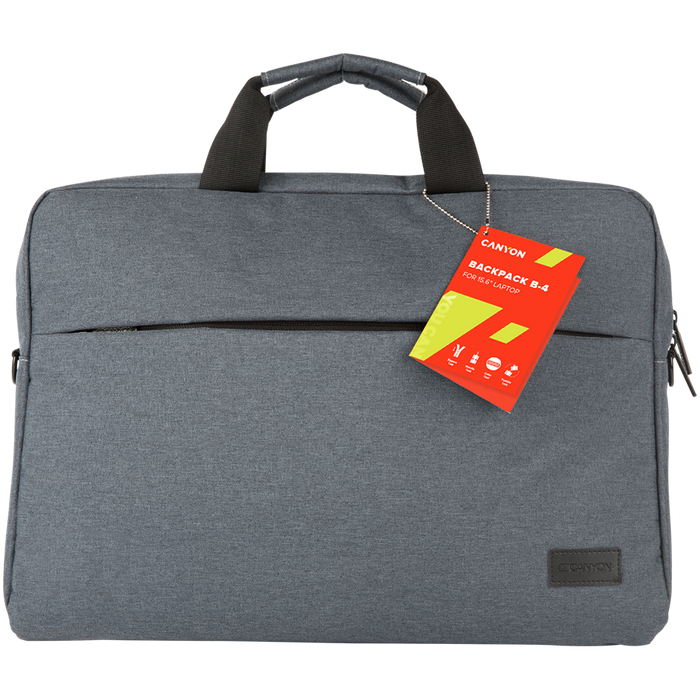 CANYON Torba na laptopa B-4 Biznesowa 15.6'' Szara