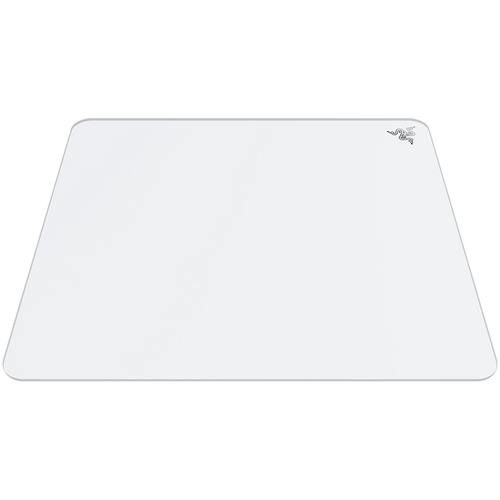 Razer Atlas - White, Glass gaming mousepad, Length: 450 mm, Width: 400 mm, Thick: 5 mm, Tempered glass, Anti-slip rubber base