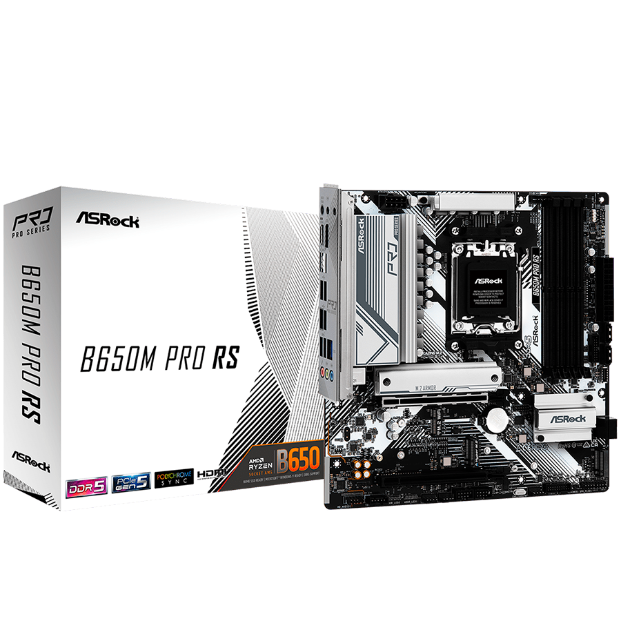 ASROCK B650M Pro RS mATX AM5 DDR5