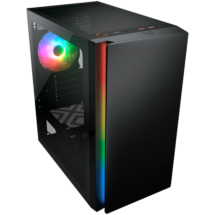COUGAR Obudowa Purity RGB, Mini Tower, 1 x ARGB, Czarna