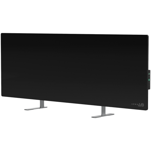AENO GH4S Grzejnik szklany 700W Podczerwień i Konwekcja App + Panel Czarny