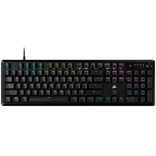 CORSAIR K70 CORE RGB Mechanical Black, Backlit RGB LED, MLX Red linear switches