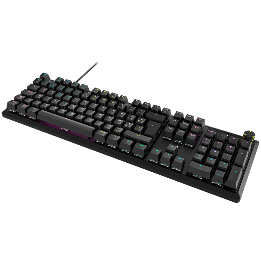 CORSAIR K70 CORE RGB Mechanical Black, Backlit RGB LED, MLX Red linear switches