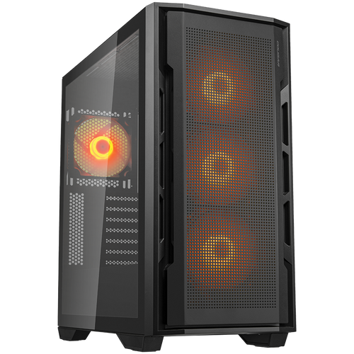COUGAR Obudowa Uniface RGB , Midi Tower, Czarna