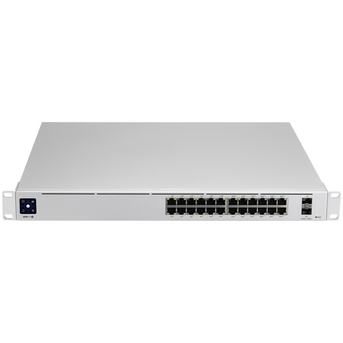 UBIQUITI UniFi Switch, 24 port, Layer3, (16) GbE PoE+, (8) GbE PoE++, (2) 10G SFP+,