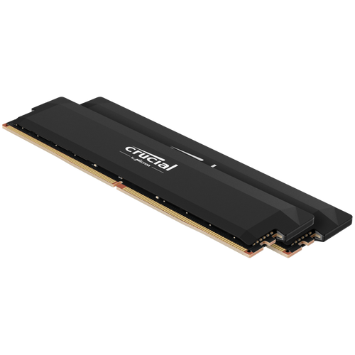 CRUCIAL PRO 32GB (2x16GB) UDIMM DDR5 6000 Black Overclocking