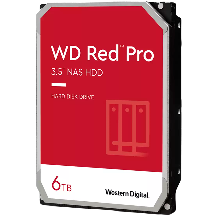 WESTERN DIGITAL Red Pro (3.5'', 6TB, 256MB, 7200 RPM, SATA 6 Gb/s)