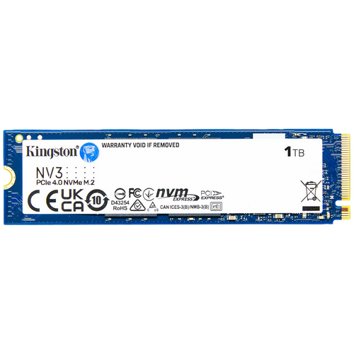 KINGSTON 1TB NV3 SSD M.2 2280 PCIe 4.0 NVMe