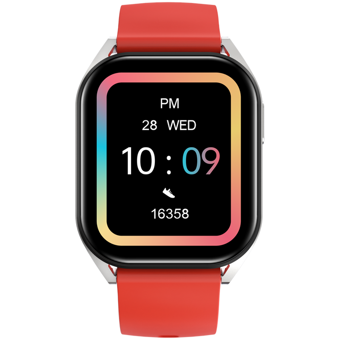 CANYON Smartwatch Chatter SW-58 BT-CALL Srebrno -Czerwony