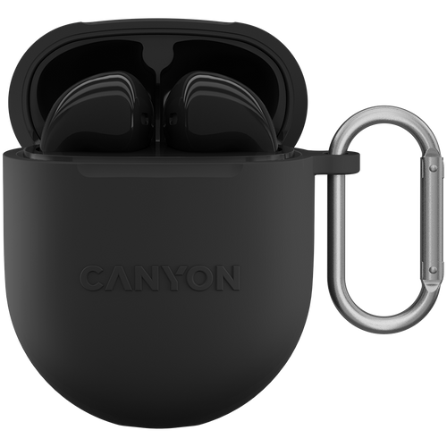 CANYON Słuchawki douszne TWS-6 Etui Czarne