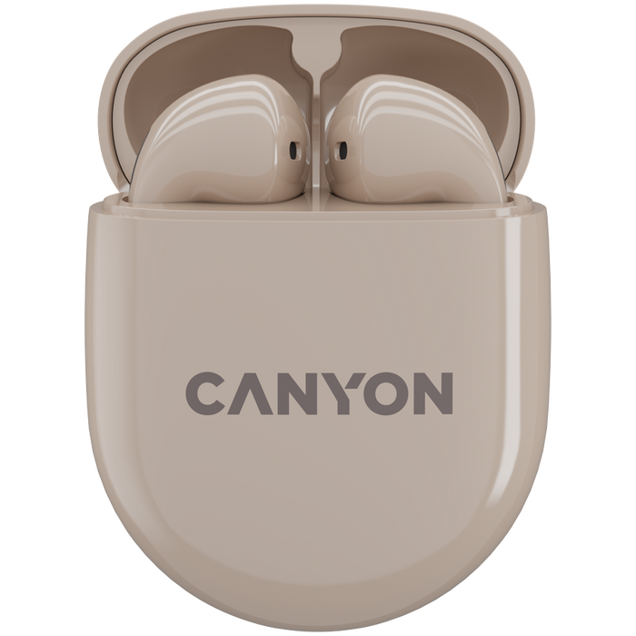 CANYON Słuchawki douszne TWS-6 Etui Beżowe