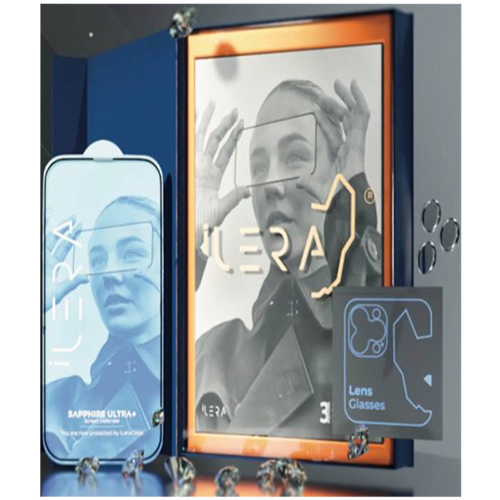 iLera Premium Sapphire Ultra + Corning Glass Szkło ochronne do iPhone 16 Pro Max