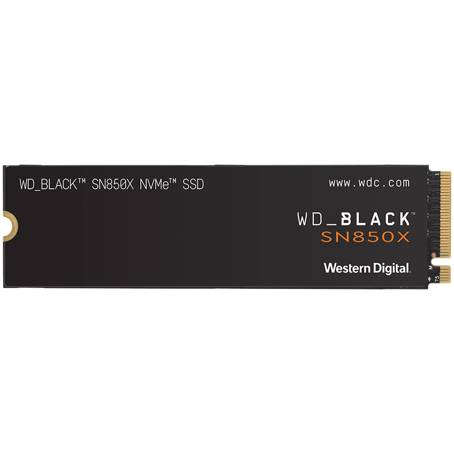WD SSD Black SN850X 2TB M.2 2280 PCIe Gen4 x4 NVMe, Read/Write: 7300/6600 MBps, IOPS 1200K/1100K, TBW: 1200