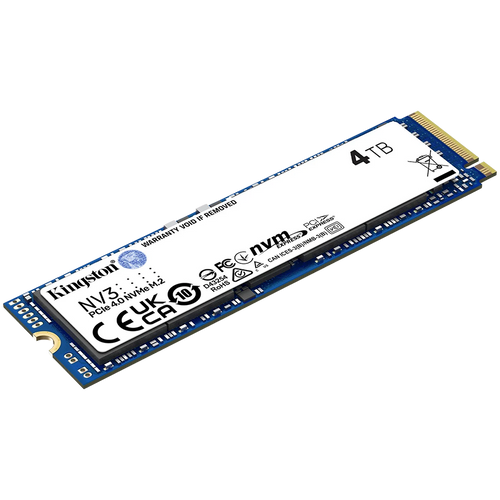 KINGSTON SSD 4TB NV3 M.2 2280 PCIe 4.0 NVMe SSD