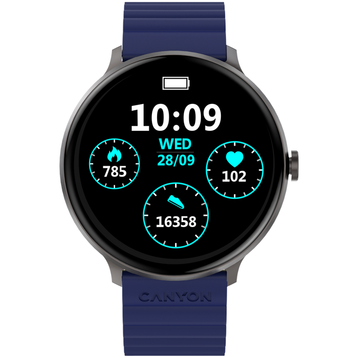 CANYON Smartwatch Jacky SW-69 Niebiesko - Żółty