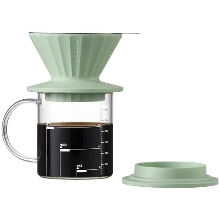 BUYDEEM, Przelewowy zestaw do parzenia, CD1024, Cozy Greenish