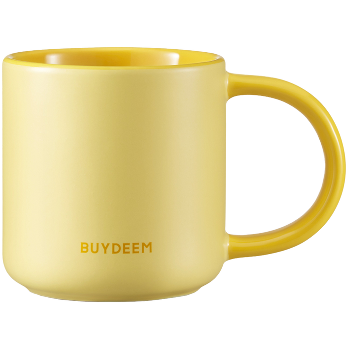 BUYDEEM Kubek ceramiczny 300ml, CD1018, Mellow Yellow