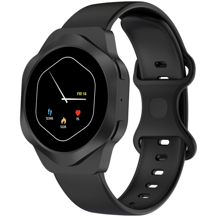 CANYON Smartwatch Hexagon 88 Rozmowy Bluetooth Czarny