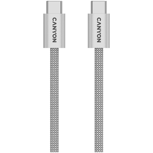 CANYON Kabel OnWire 60MG C-C 60W Magnes w oplocie 1m Szary