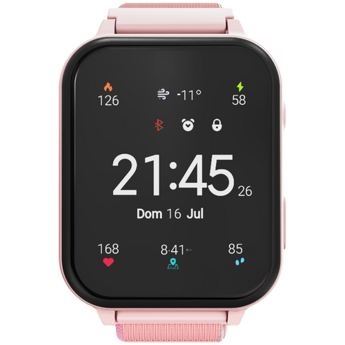 CANYON Smartwatch Alfie KW-37 MP3 Nauka i Zabawa Różowy