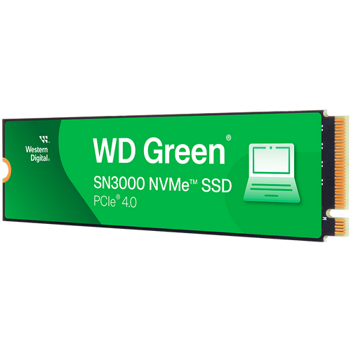 WD SSD Green SN3000 NVMe (M.2 2280, 500GB, PCIe Gen4x4) BULK PACK (216 UNITS)