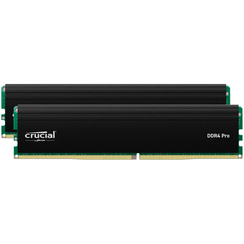 CRUCIAL PRO 32GB (2x16GB) UDIMM DDR5 6400 Black Overclocking