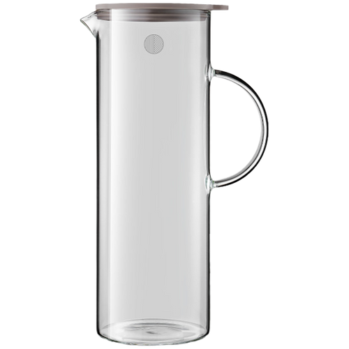 BUYDEEM Szklany Dzbanek z silikonową pokrywką 1200ml, CD2003