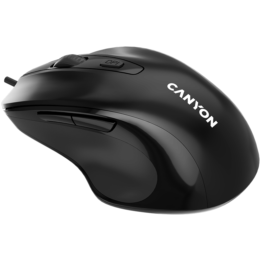 CANYON Mysz przewodowa M-6 Czarna