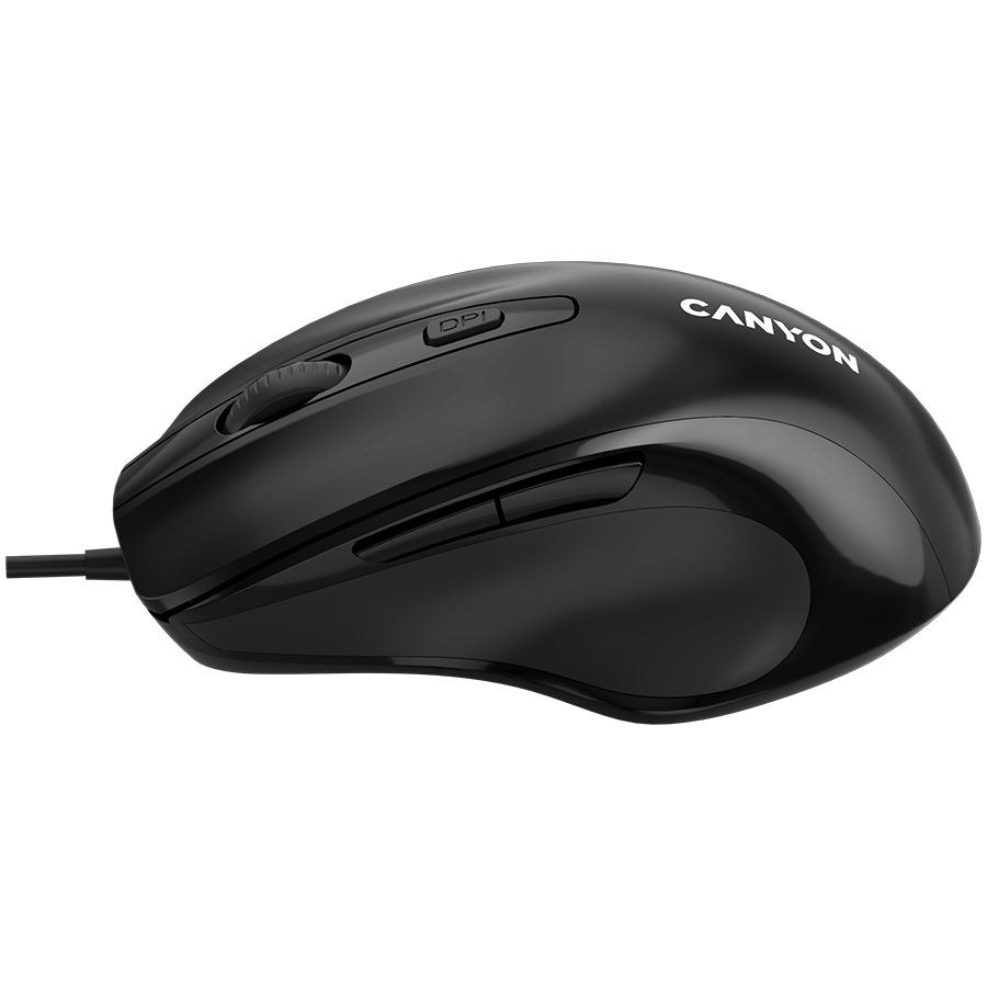 CANYON Mysz przewodowa M-6 Czarna