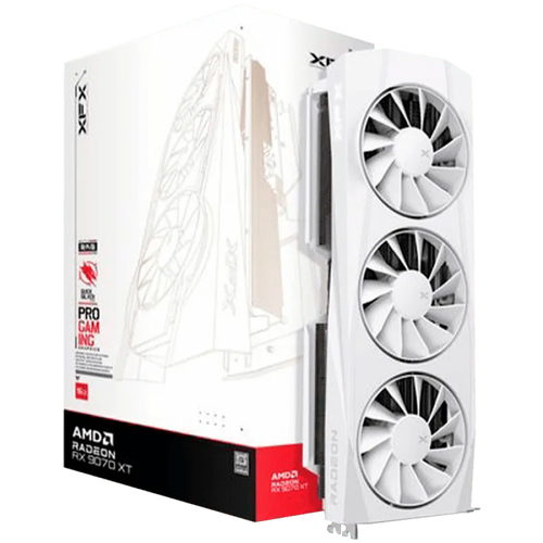 XFX Quicksilver AMD Radeon RX 9070XT White 16GB GDDR6 256-bit HDMI 3xDP