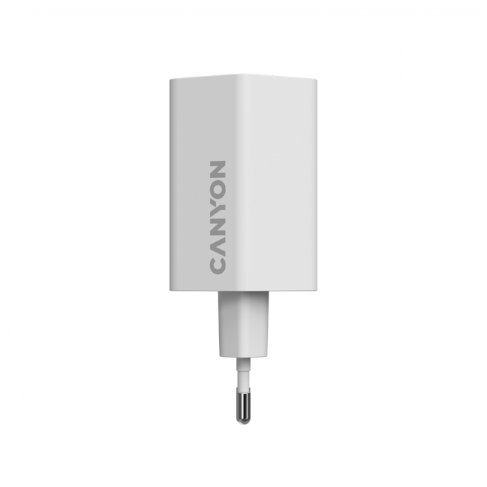 CANYON Ładowarka sieciowa HEXAGON 65 GaN 65W 2xPD 1xQC EU Biała