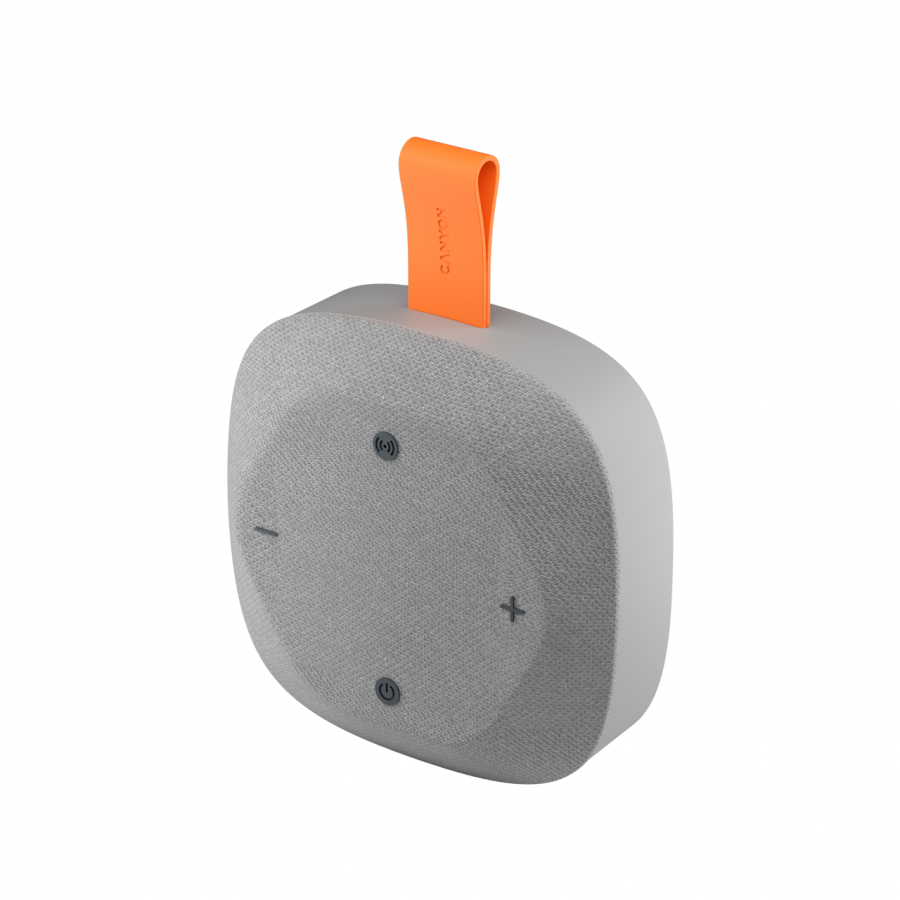 CANYON Głośnik Bluetooth HEXAGON 10 TWS 8W IPX5 Szaro-Pomar.