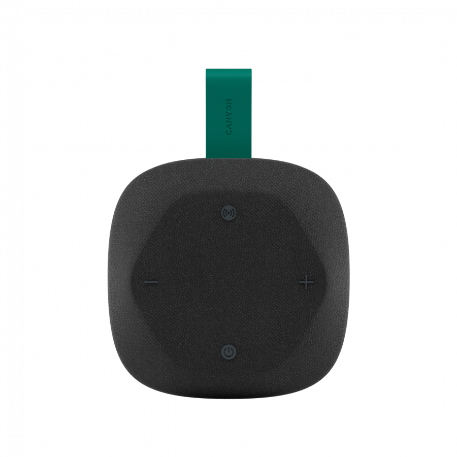 CANYON Głośnik Bluetooth HEXAGON 10 TWS 8W IPX5 Czarno - Zielony