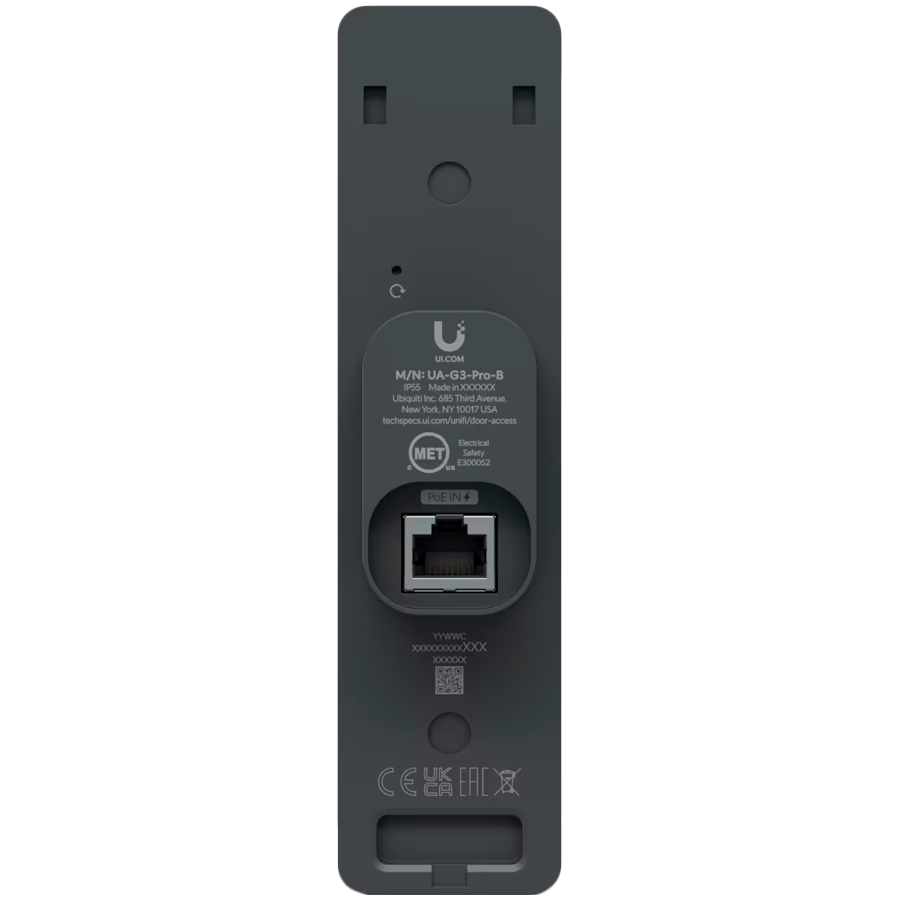 Ubiquiti UA-G3-Pro-B indoor/outdoor NFC reader and intercom with Apple Touch Pass support, Video works at ADA-compliant mounting height
