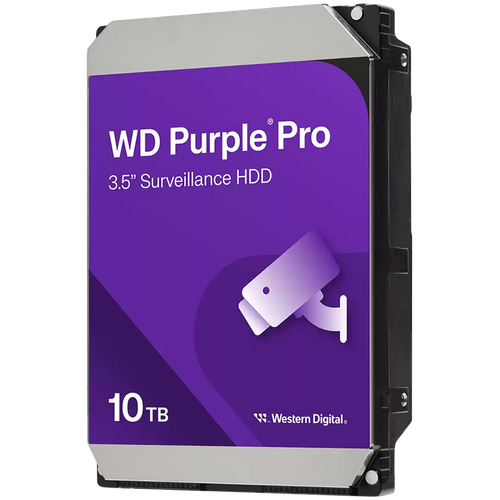 WESTERN DIGITAL Purple Pro (3.5'', 10TB, 256MB, 7200 RPM, SATA 6 Gb/s)