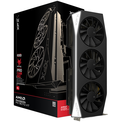 XFX Mercury AMD Radeon RX 9070XT 16GB GDDR6 256-bit HDMI 3x DP