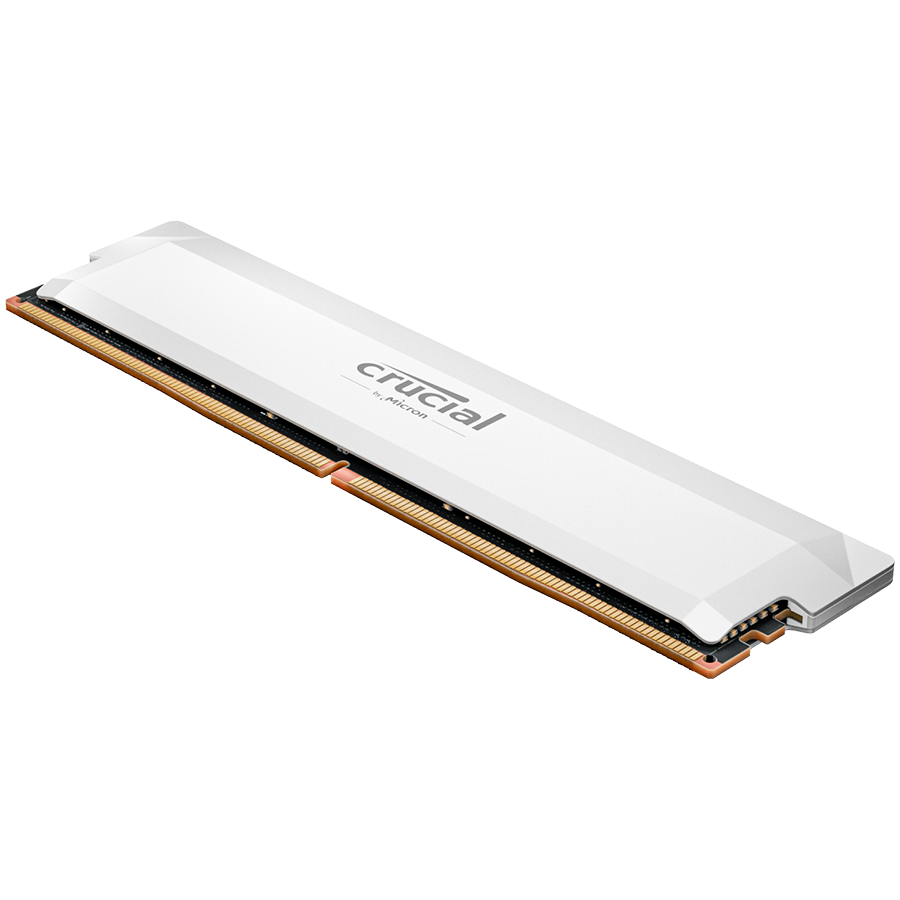 CRUCIAL PRO 16GB UDIMM DDR5 6000 White Overclocking