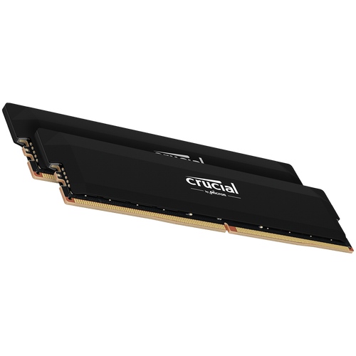 CRUCIAL PRO 64GB (2x32GB) UDIMM DDR5 6400 Black Overclocking