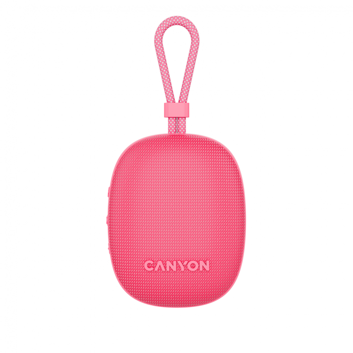 CANYON Głośnik Bluetooth OnMove 12 IPX7 TWS 5W Różowy
