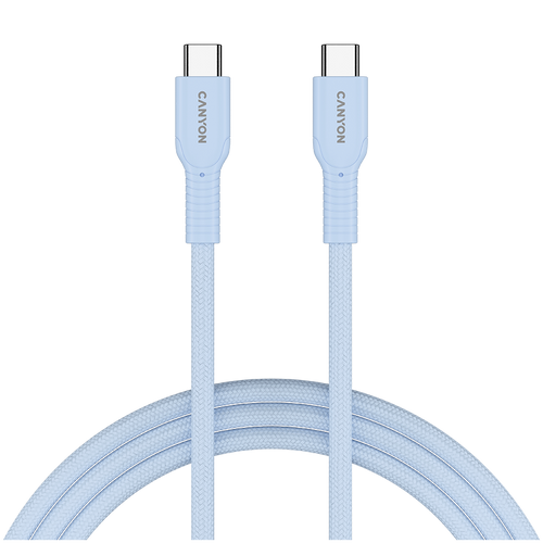CANYON Kabel OnWire 60CL C-C 60W w oplocie 1m Niebieski